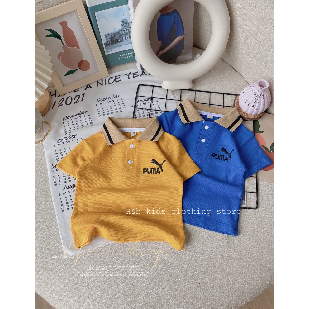 Áo Polo Cotton Lacoste Cho Bé Trai 7-30kg