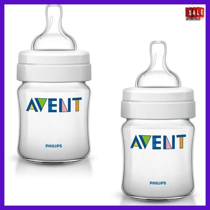 Bộ 2 Bình Sữa Em Bé Philips Avent Classic + Plus 125ml 125 ml