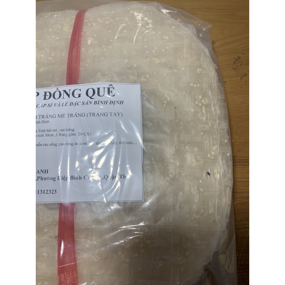 20 CÁI BÁNH TRÁNG NHÚNG MÈ TRẮNG