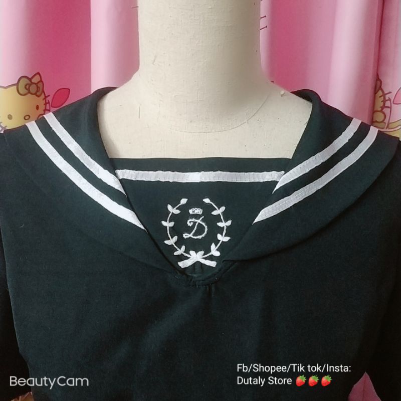 Girl 40 - Set cosplay theo art, đồng phục thủy thủ seifuku đen | BigBuy360 - bigbuy360.vn