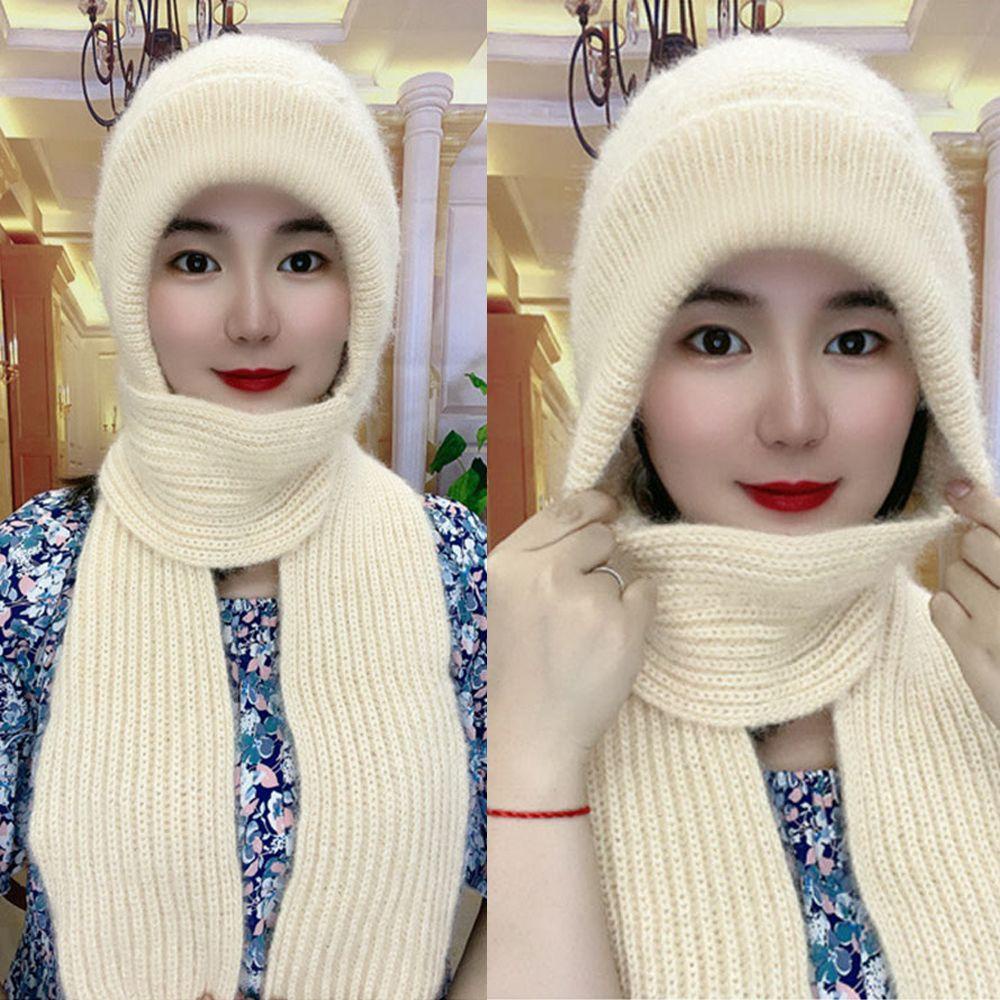 EBINLANDS Mũ Len Dày Chống Gió Cho Nữ