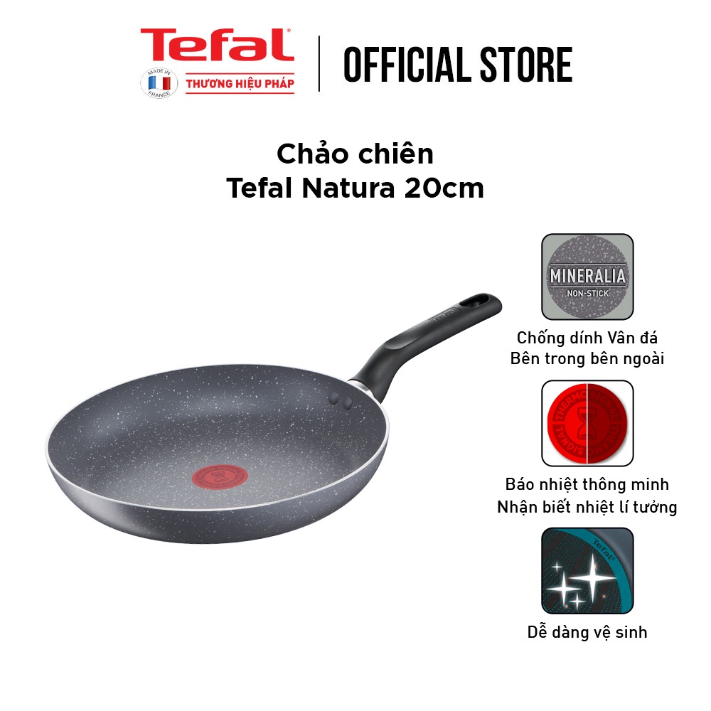 Chảo chống dính vân đá Tefal Natura B2260295 20cm