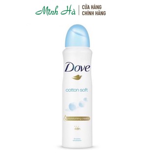 Xịt khử mùi dove cotton dry 48h 150ml