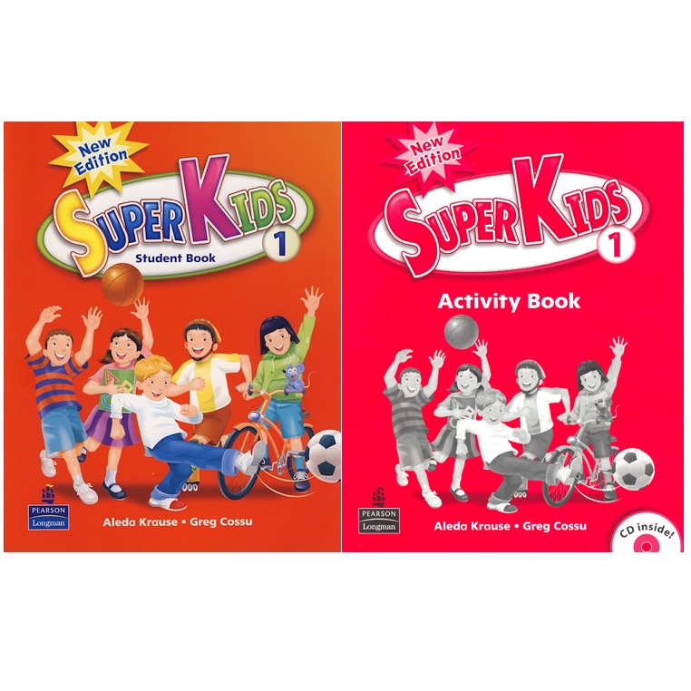 Sách - Combo SuperKids 1 New Edition (bộ 2 cuốn+CD)