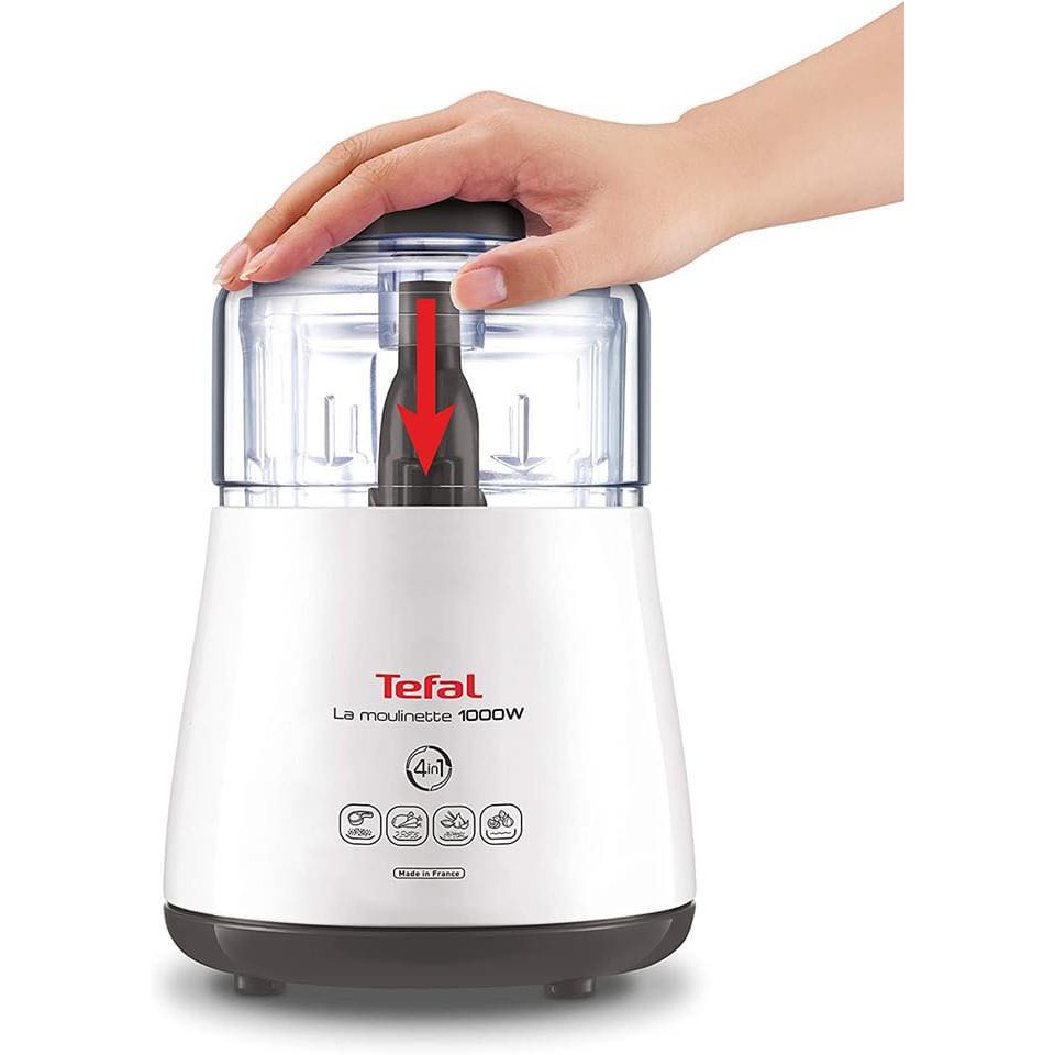 Máy xay thịt cá rau đa năng Tefal DPA130 công suất 1000w, màu trắng, made in France