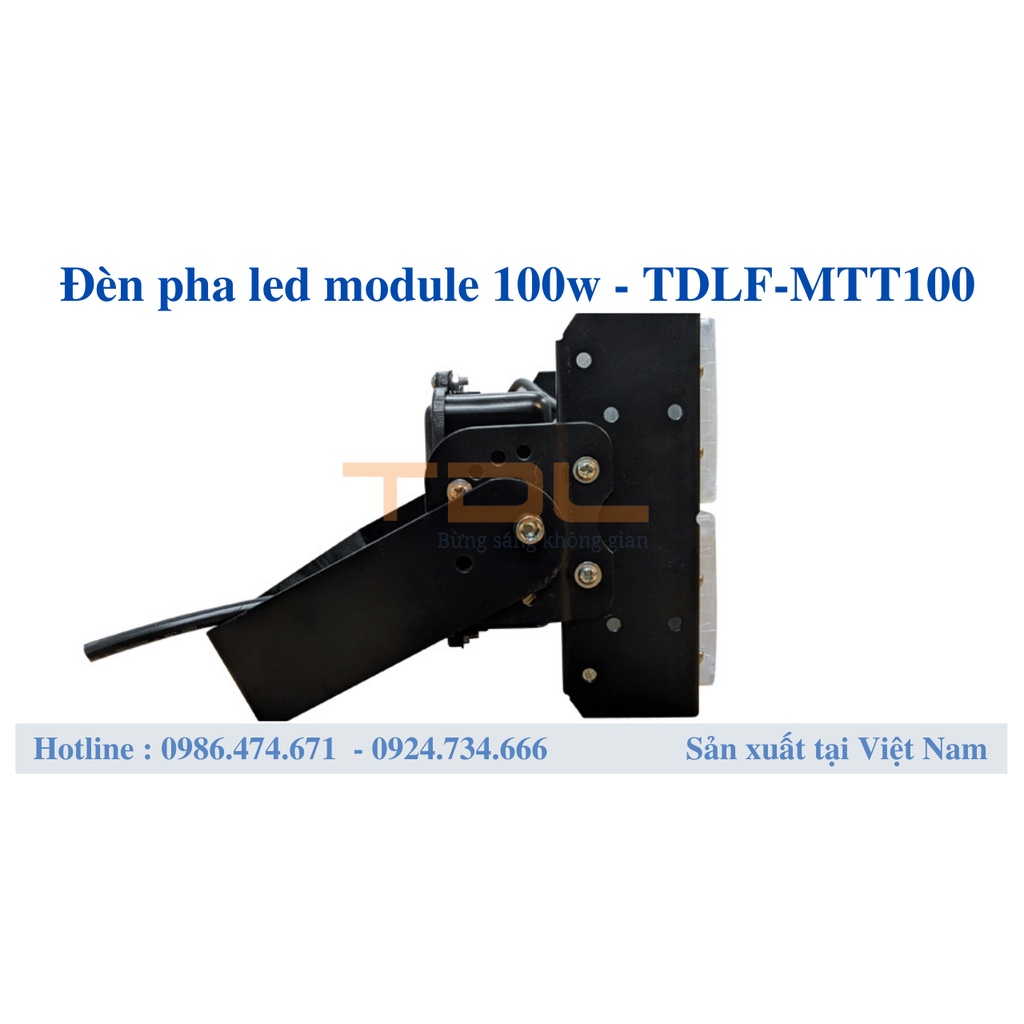 Đèn sân cầu lông 50w 100w 150w 200w 250w 300w 400w 500w 600w Đèn pha LED chống chói 100w sân thể thao -TDLF-MTT100