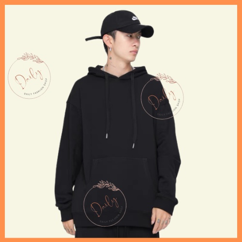 Áo HOODIE Nỉ Bông Unisex Màu Trơn Basic Form Rộng Có Mũ Thời Trang Nam Nữ Daily | BigBuy360 - bigbuy360.vn