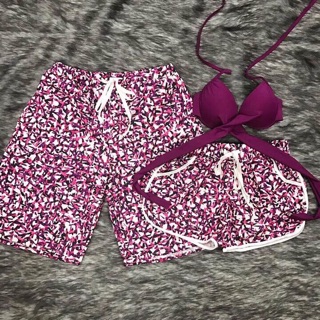 Cặp quần đi biển dù 150k 