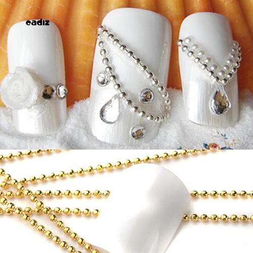 Chuỗi hạt 3D dài 5m trang trí móng tay tiện dụng