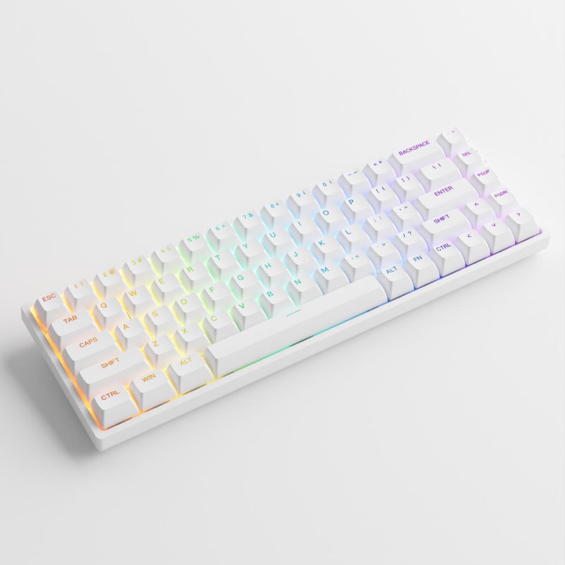 Bàn phím cơ AKKO 3068 v2 RGB – White