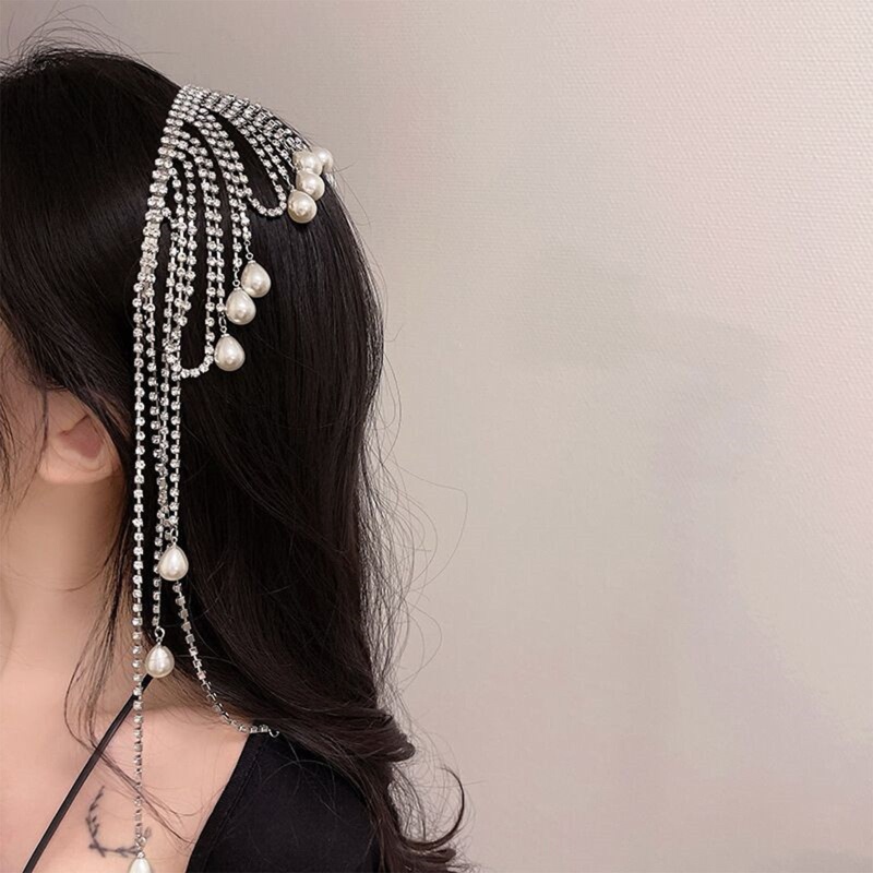 Cài Tóc Đính Hạt Ngọc Trai Giả Lấp Lánh Thời Thượng