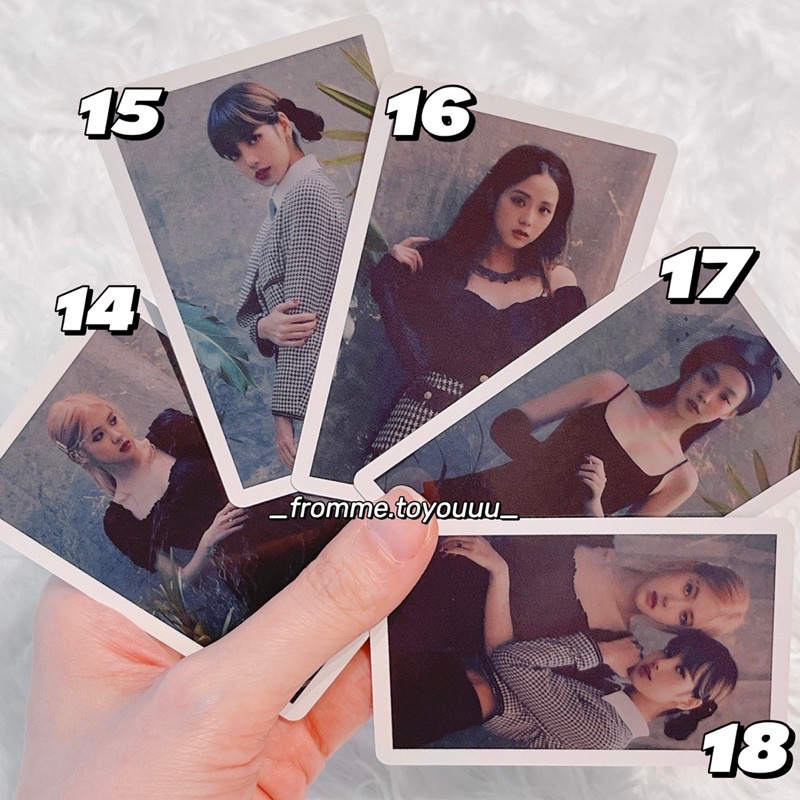 BLACKPINK Welcoming Collection thẻ ảnh photocard chính hãng