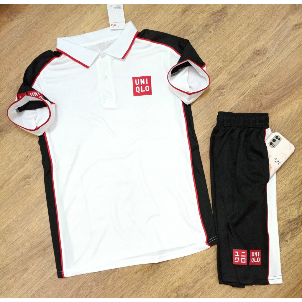Bộ thể thao nam, đồ bộ thể thao nam, áo tennis, áo cầu lông Uniq cao cấp - Chất vải Thái bền màu, thoáng