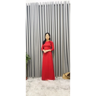 ✈🌸FREESHIP🌸✈ ( ẢNH VIDEO THỰC TẾ TỰ QUAY ) ÁO DÀI THÊU THỦ CÔNG / ÁO LỤA TÂY THI _ MÃ B9