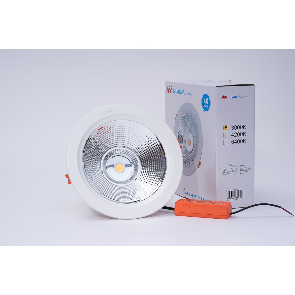 Đèn Led âm trần COB 40w SILAMP | Downlight Led COB 40w