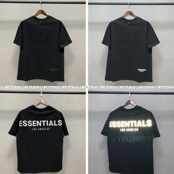 Áo phông tay lỡ phản quang ESSTIAL chất liệu cotton co dãn thoáng mát 4 chiều lên dáng cực đẹp - giảm giá mạnh