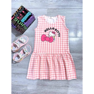 Váy Xinh Cho Bé Gái Hello Kitty