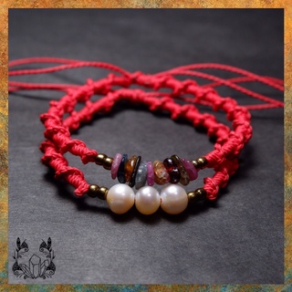 ĐỎ TẾT - Vòng tay thắt dây, handmade, thủ công , may mắn