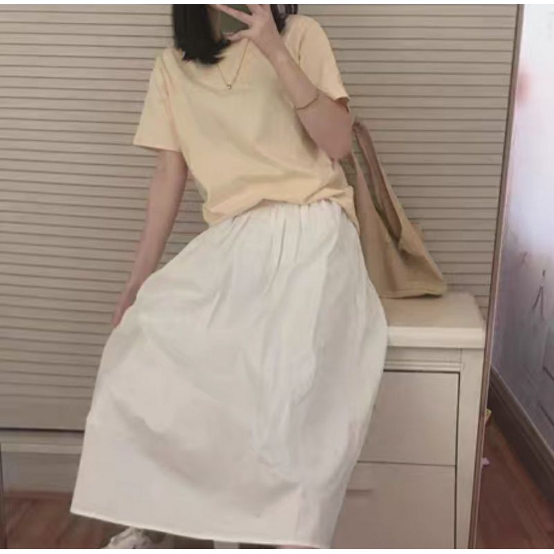 Áo thun Trơn nhiều màu cotton