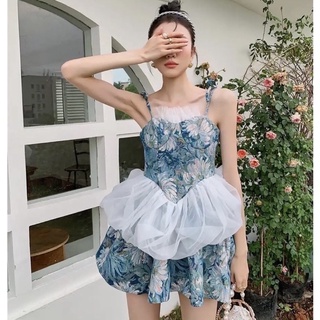 Đầm Nữ Kiểu Dáng Retro Thời Trang Phong Cách đầm 2 dây tiểu thư