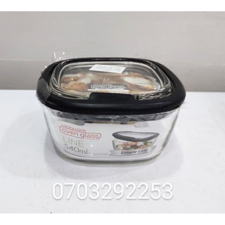 HỘP THỦY TINH VUÔNG LOCK&LOCK OVEN GLASS LINE LLG951/LLG951BLK
