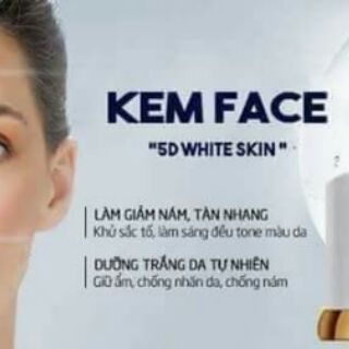 Kem dưỡng trắng da 5D WHITE SKIN