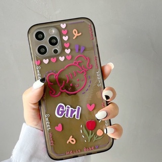 Ốp lưng trong silicon dẻo in hình cô gái smile kèm skin hologram