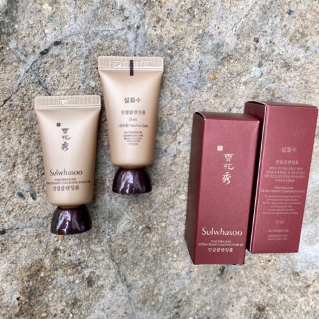 Sữa Rửa Mặt Sulwashoo Nhân Sâm Thông Đỏ 15ml date 2024