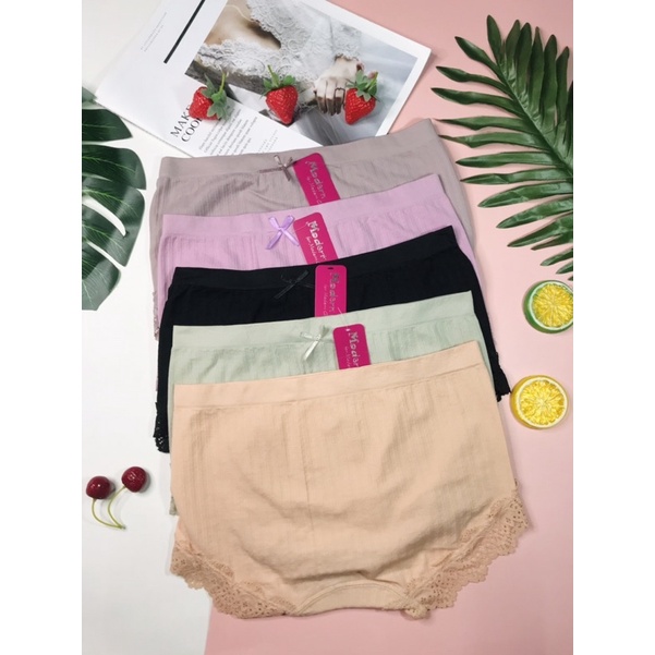 Quần lót nữ Thái Lan chất thun tăm co dãn 4 chiều Size 48-55kg