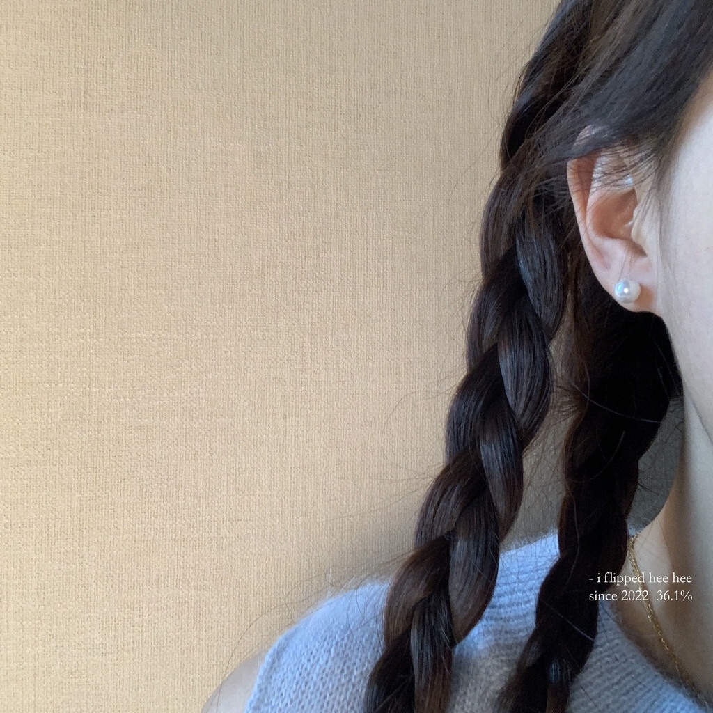 Bông tai 19A1508 chuôi bạc S925 đính ngọc trai phong cách cổ điển Hàn Quốc sang trọng