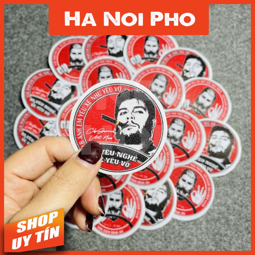 15 Tem nhỏ Logo dán xe CLB Yêu Xe - Ông Già - Đi Yêu Nghề