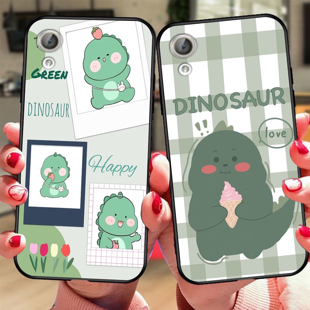 Ốp lưng điện thoại huawei y6ii khủng long xanh dino saur