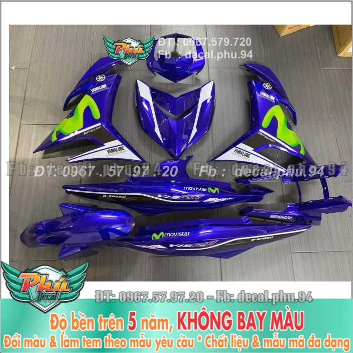 Tem rời Exciter Movistar Xanh Gp (X) -1