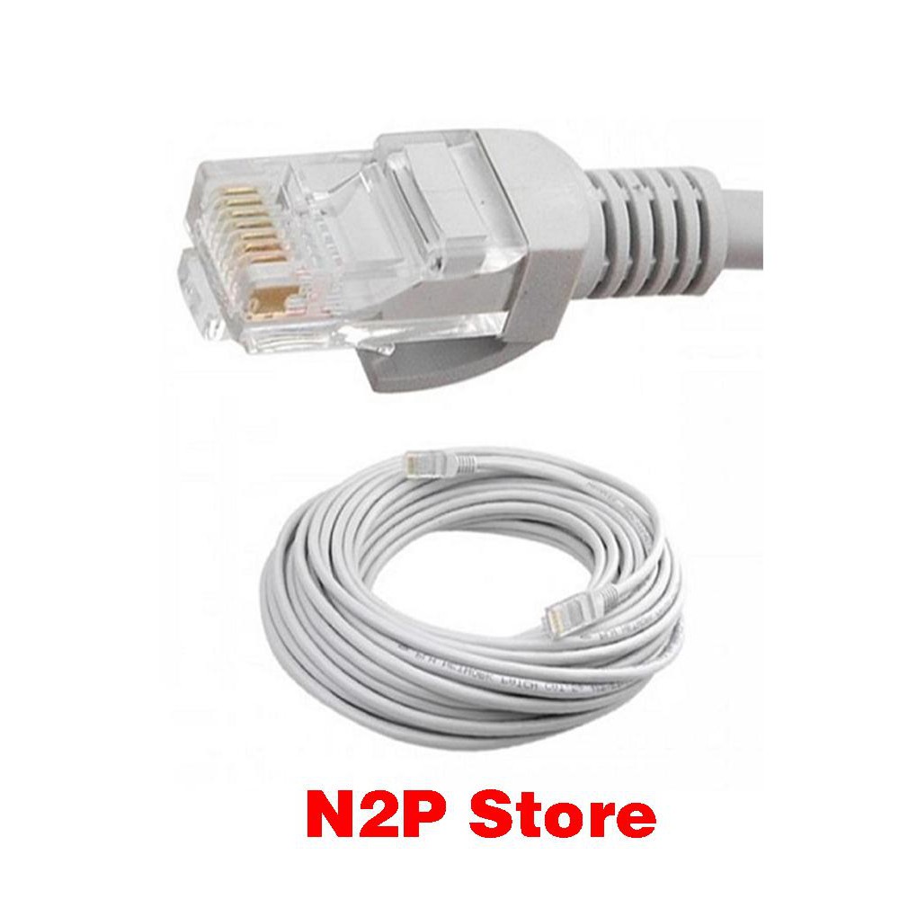 [Mã ELORDER5 giảm 10k đơn 20k] Dây cáp mạng bấm sẵn đầu đúc UTP CAT 5E dài 10M-15M-20M chính hãng Kingmaster