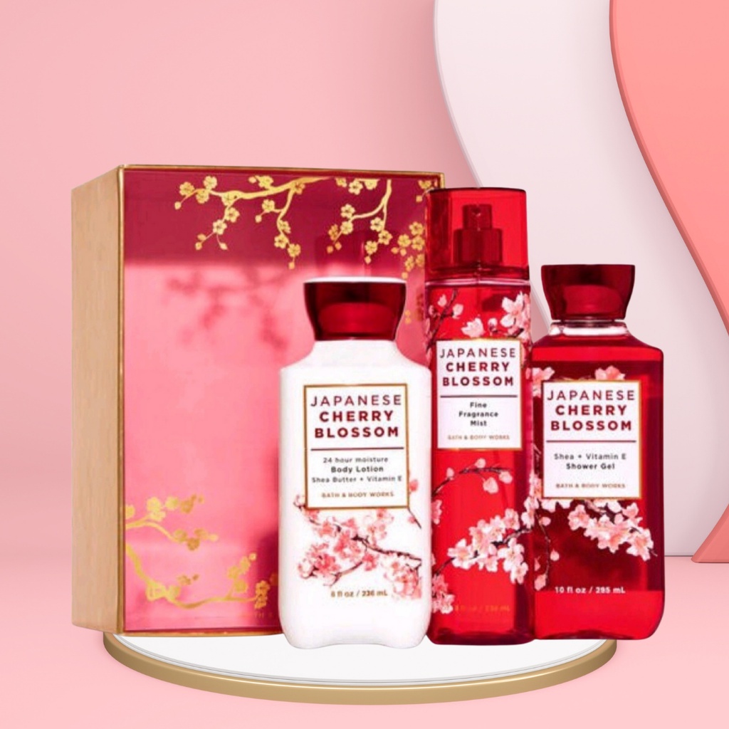 XỊT THƠM TOÀN THÂN BATH & BODY WORKS - BODY MIST JAPANESE CHERRY BLOSSOM  236ML