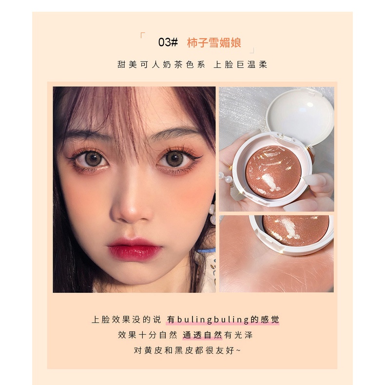 [Hàng mới về] Phấn Má Hồng Maffick Đơn Sắc Trang Điểm Tự Nhiên Xinh Xắn