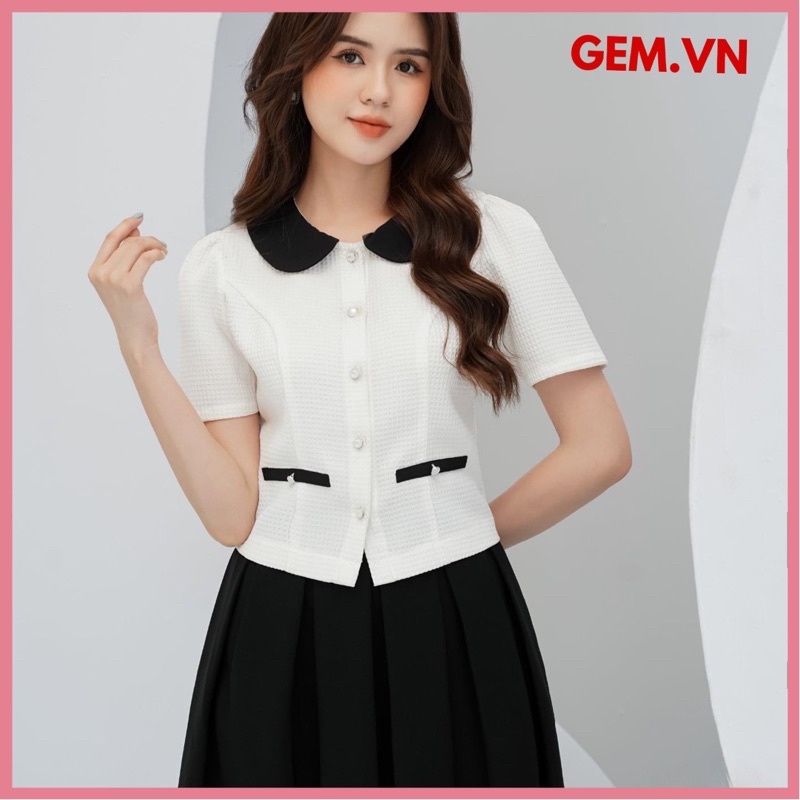 Áo kiểu công sở hay đi chơi đều được G512 chất vải xịn luôn không phải hàng rẻ mặc lên rất sang chảnh GEM.VN
