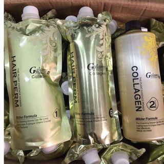 Cặp Thuốc Ép, Uốn Tóc Galamy 1000ml