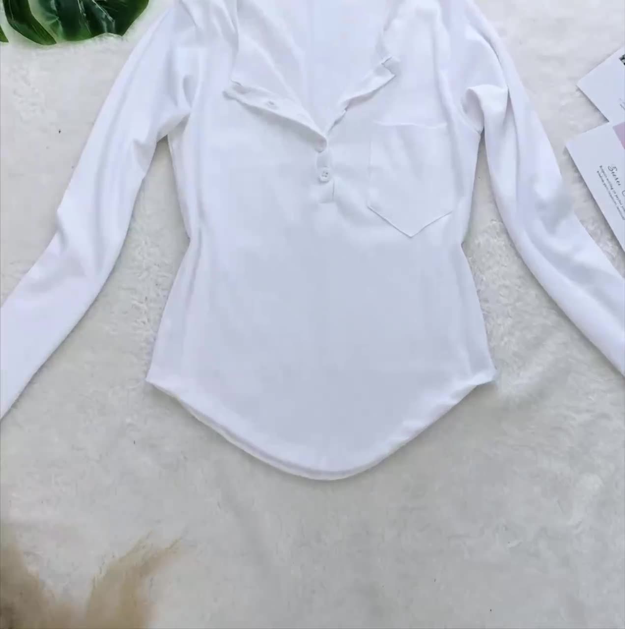 Áo len tăm cúc túi ngực nhẹ nhàng tôn dáng ( kèm ảnh thật ) | BigBuy360 - bigbuy360.vn