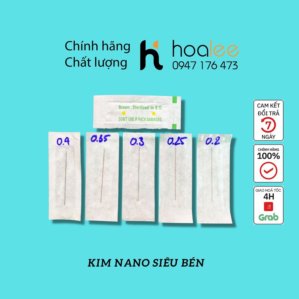 [100 chiếc] kim nano phun xăm thẩm mỹ