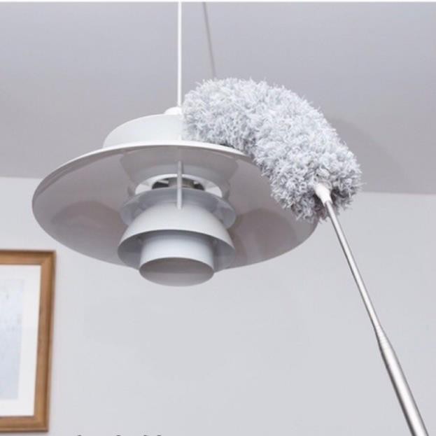 Cây Chổi Lông Quét Bụi Cán Inox Cao Cấp Kéo Rút Gập Được