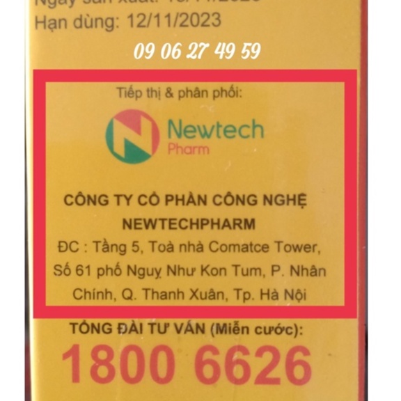 Nacurgo gel 20g chính hãng hỗ trợ giảm thâm sẹo hiệu quả từ nghệ nano