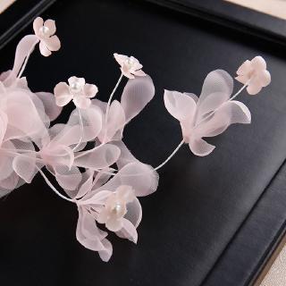 Kẹp tóc hoa hồng cho cô dâu