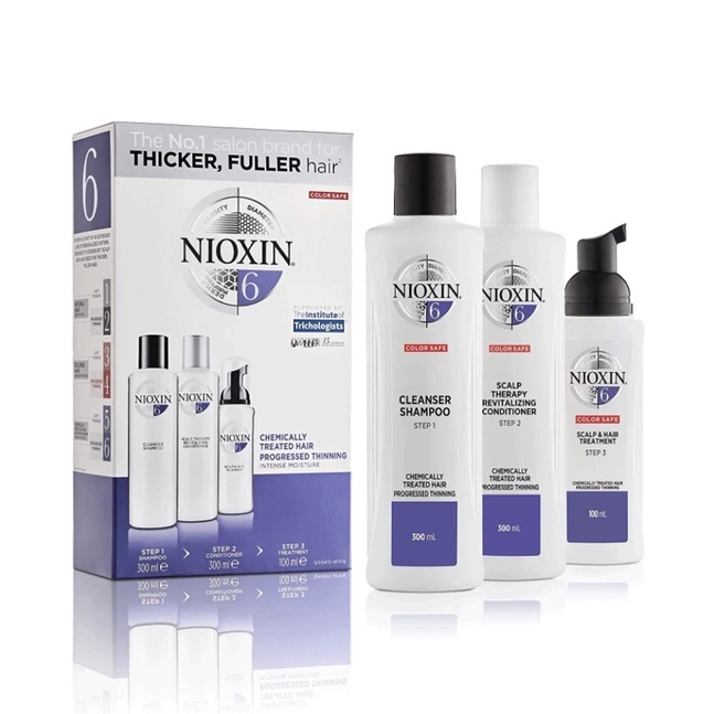 Bộ Chăm Sóc Tóc Full kit NIOXIN chuyên nghiệp dành cho tóc rụng 3 chai USA