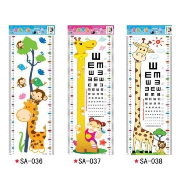 Decan đo chiều cao cho bé