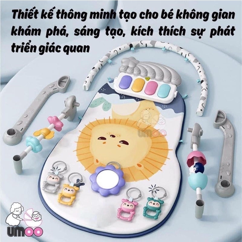 Thảm đàn thảm chơi cho bé phát nhạc piano - kích thích mọi giác quan của bé