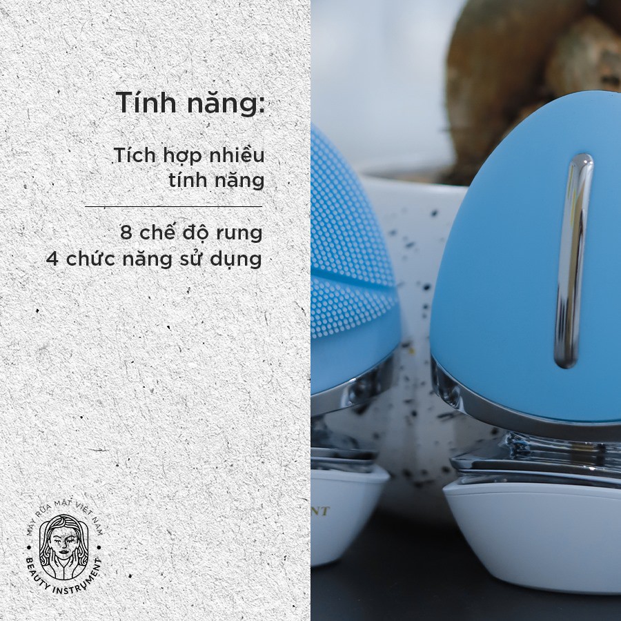 Máy rửa mặt Beauty Instrument - Xanh dương | BigBuy360 - bigbuy360.vn