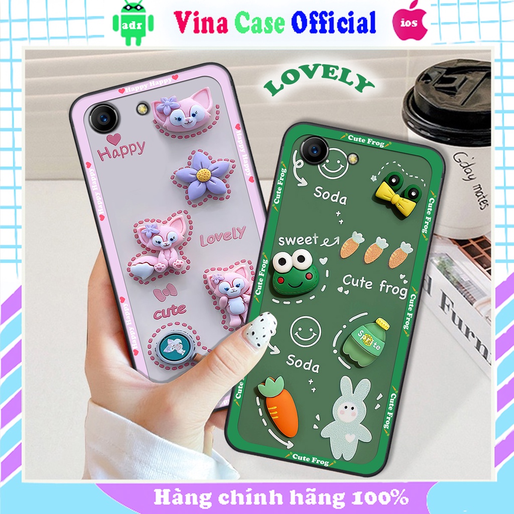 Ốp Oppo F1s / F3 / F3 Lite / F3 Plus in hình hoạt hình cute, dễ thương , đáng yêu