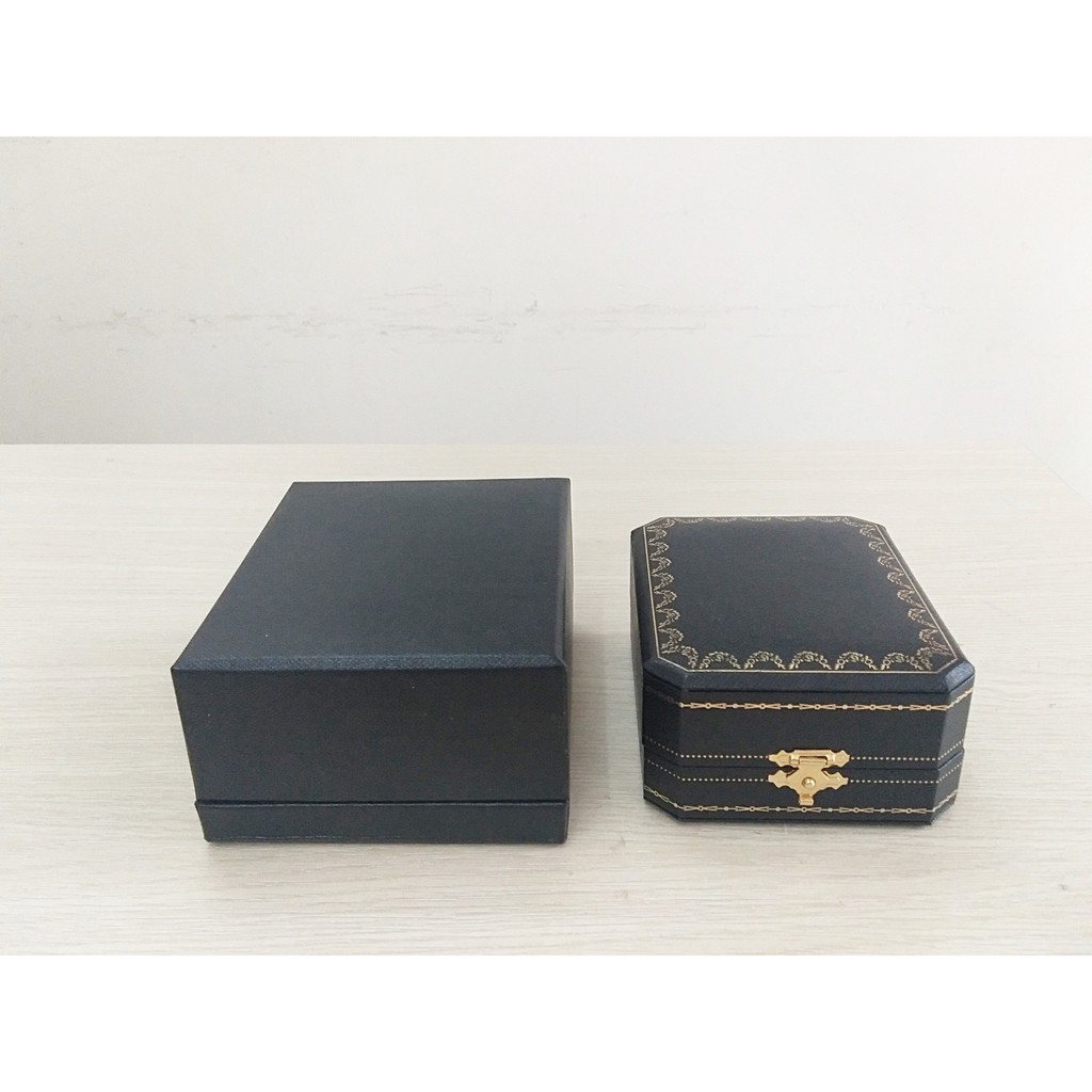 (Jewelry box) HỘP ĐỰNG NHẪN CƯỚI,NHẪN ĐÔI,BÔNG TAI CHO NỮ,HỘP QUÀ TẶNG TRANG SỨC ĐỰNG NHẪN CAO CẤP (H30-KHÔNG ĐÈN)