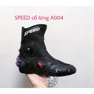 Giầy bảo hộ xe máy speed cổ lửng a004